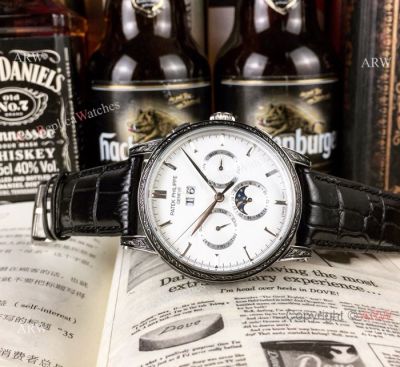 Fake Patek Philippe Geneve Complications 43mm Watch Tattoo case
